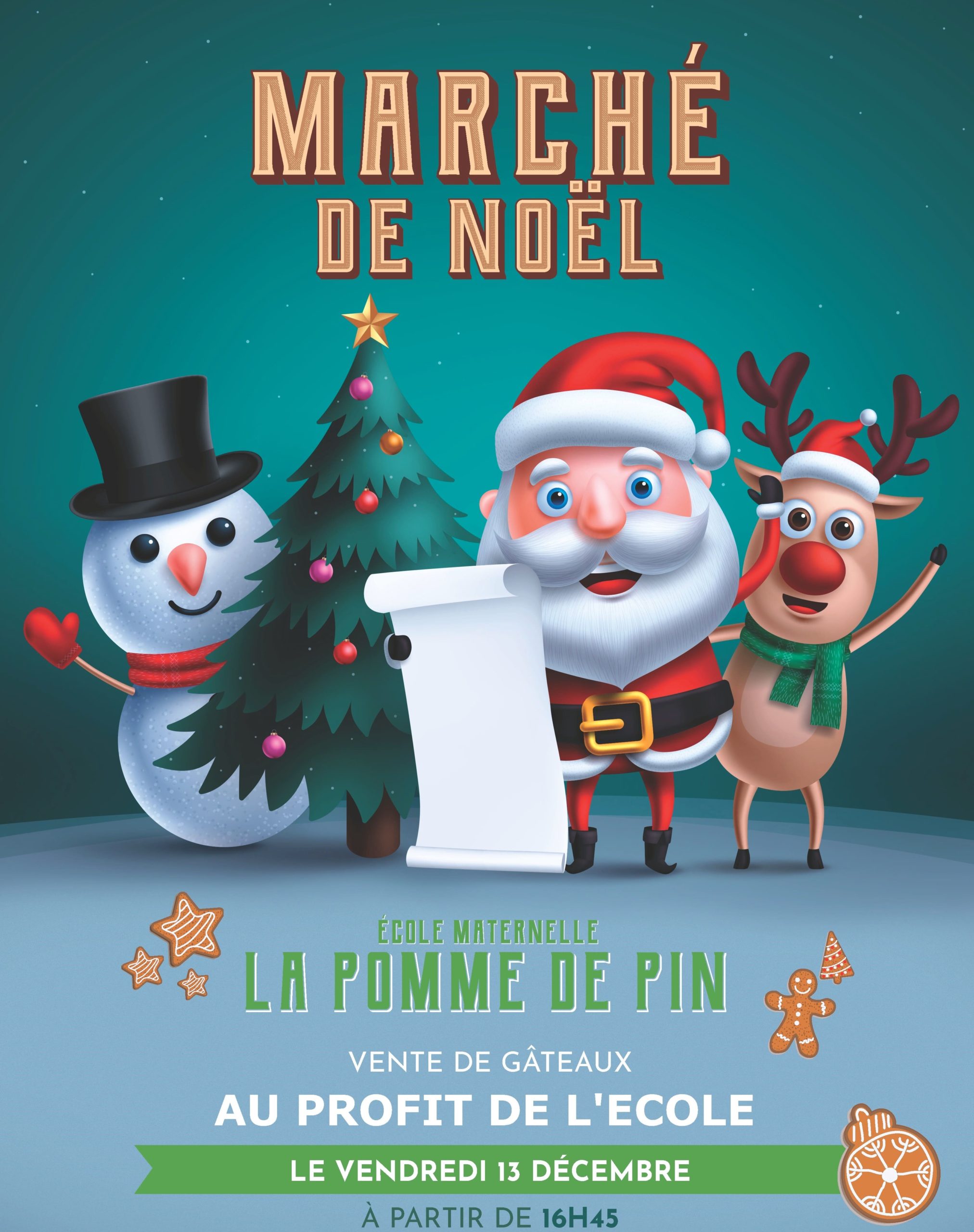 Marche De Noel La Fare Les Oliviers 2021 marche-de-noël-2019 - AIPE POMME DE PIN LA FARE LES OLIVIERS